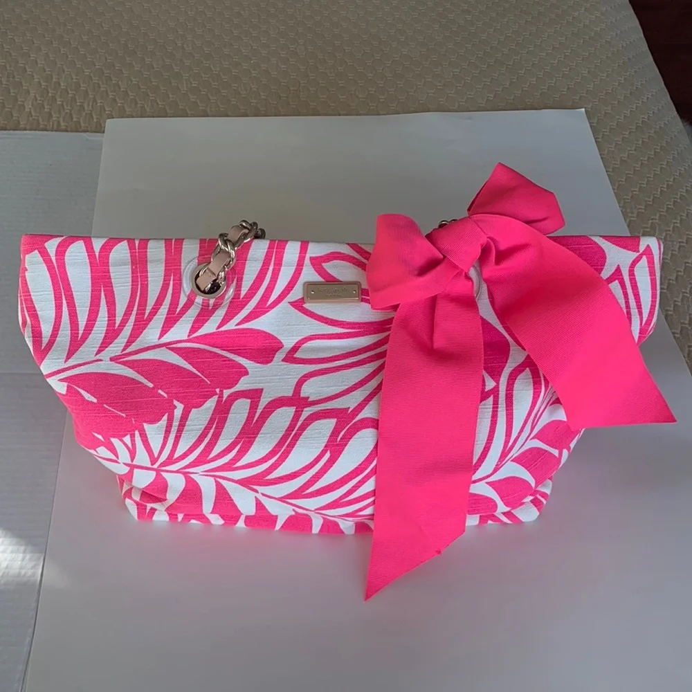 *LIKE NEW* Kate Spade Palm Fronds Print Tote - Picture 1 of 17